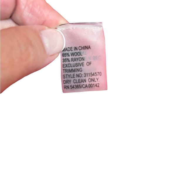 Nygard Collection - Long Coat - Red with Black Trim. Size 16 EUC warn 1 time - Picture 9 of 9